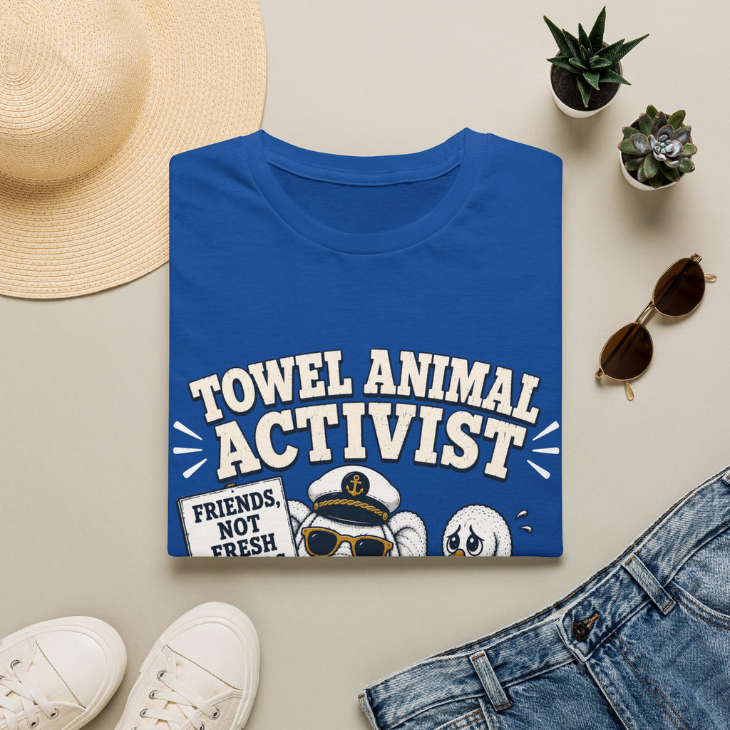 Towel Animal Activist T-Shirt, Friends Not Fresh Towels Cruise Tee