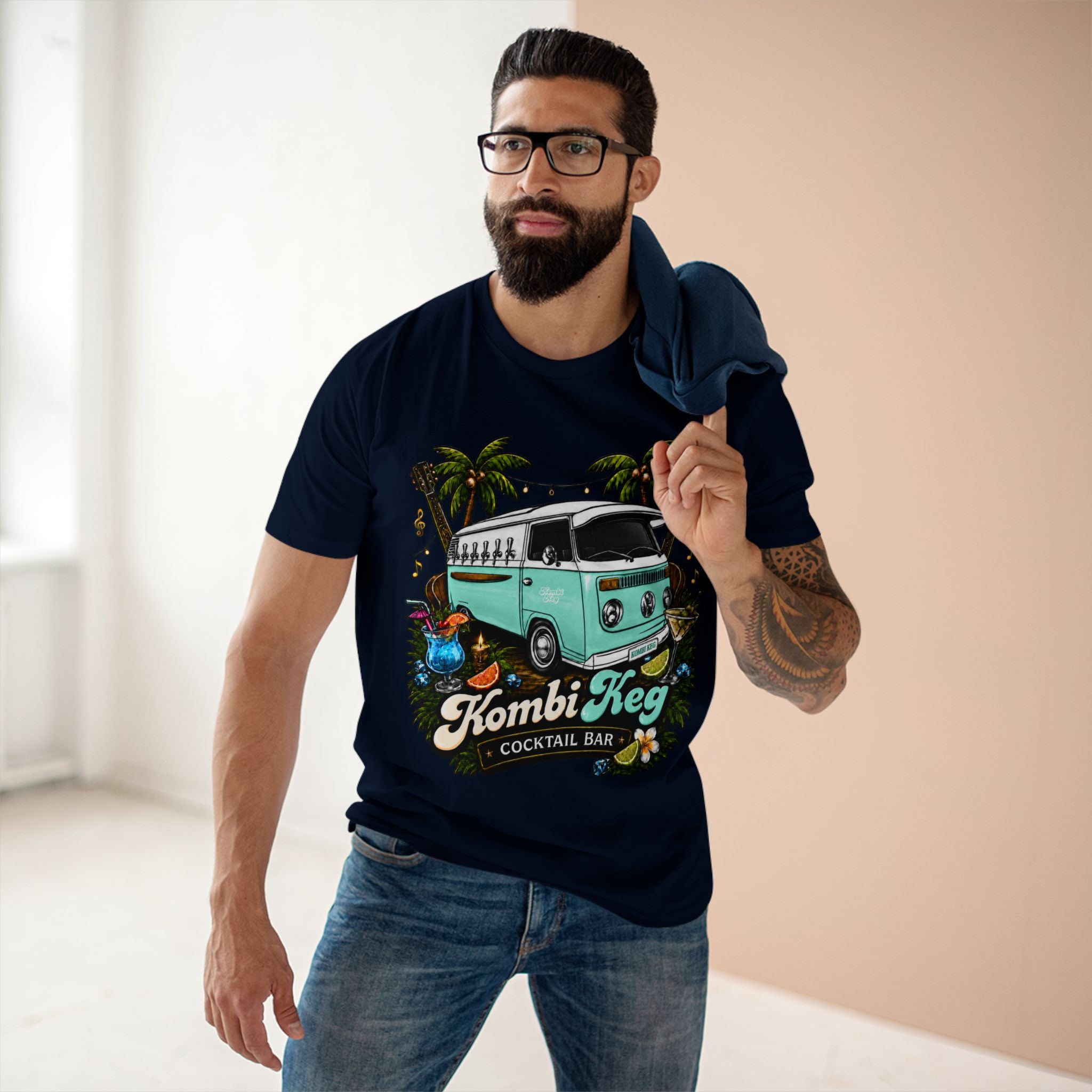 Kombi Keg Cocktail Bar Tee (Front print only)