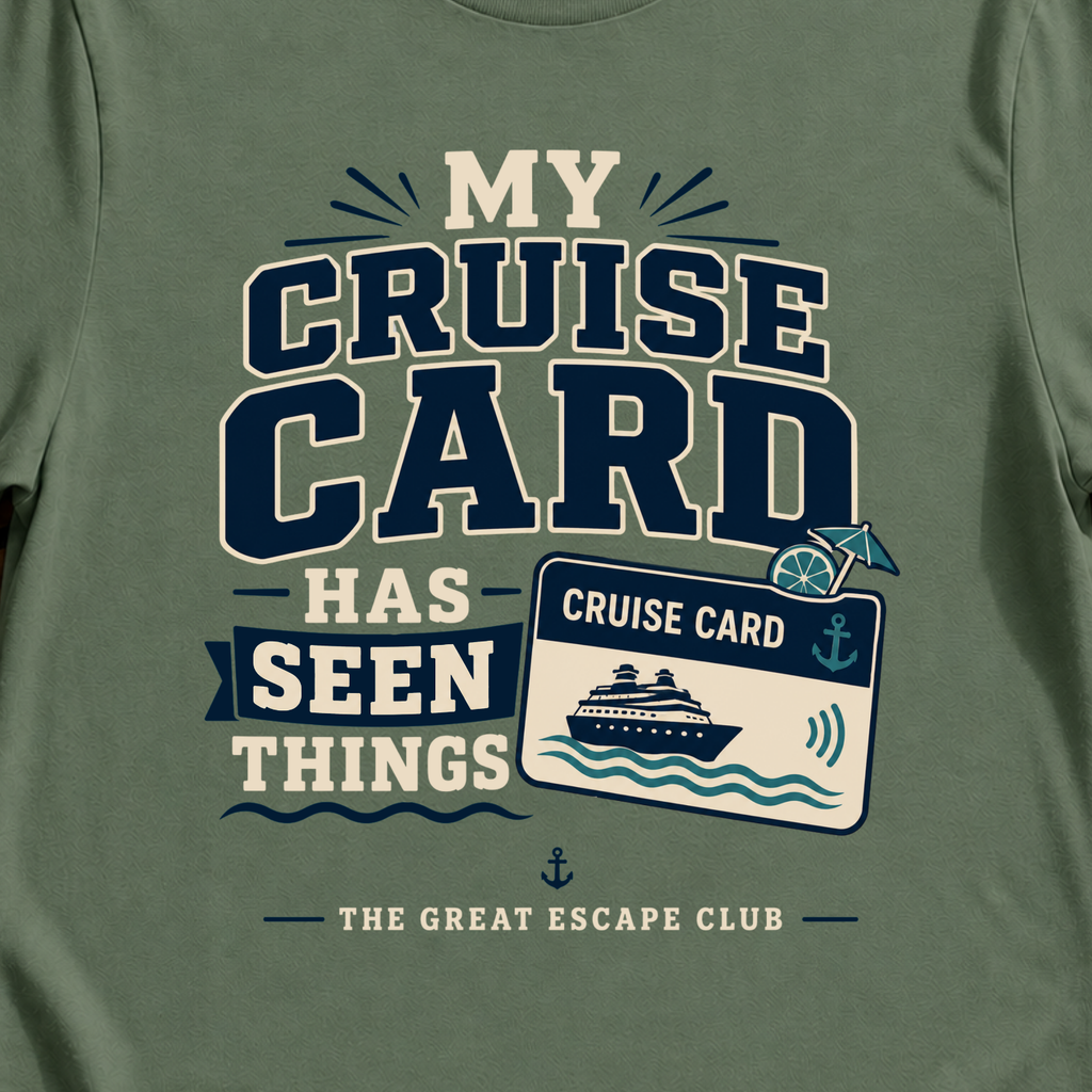 My Cruise Card Has Seen Things Tee - Cruise Card Graphic T-Shirt