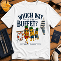 Which Way Is The Buffet? Funny Cruise Shirt | Distracted Hank Cruise Meme Unisex T-Shirt