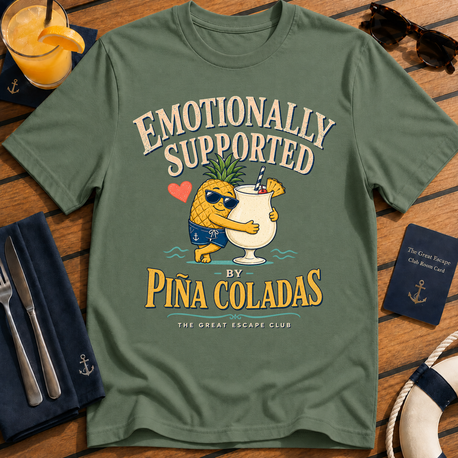 Emotionally Supported By Piña Coladas