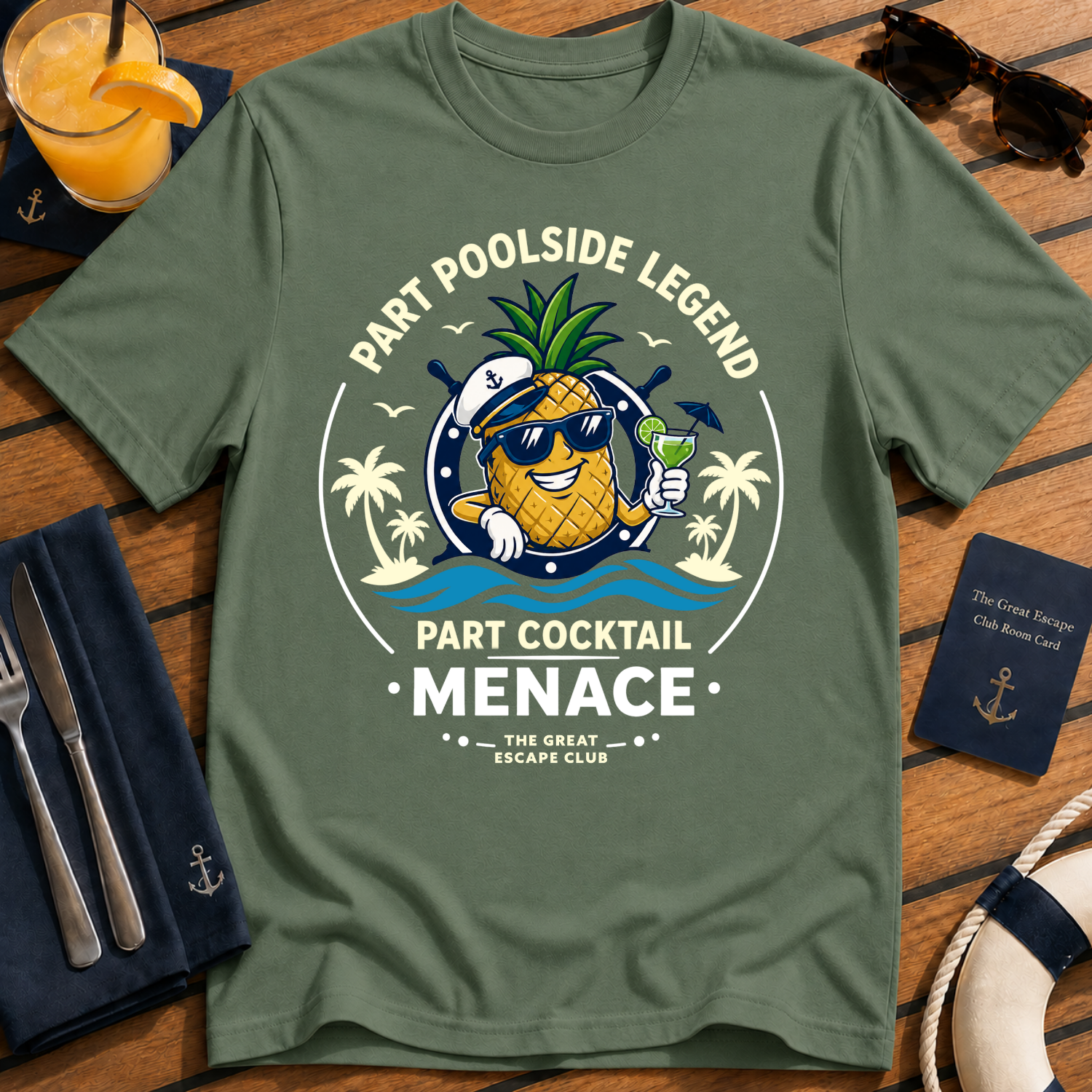 Part Poolside Legend Part Cocktail Menace