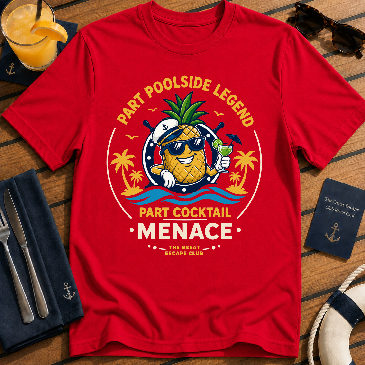 Part Poolside Legend Part Cocktail Menace