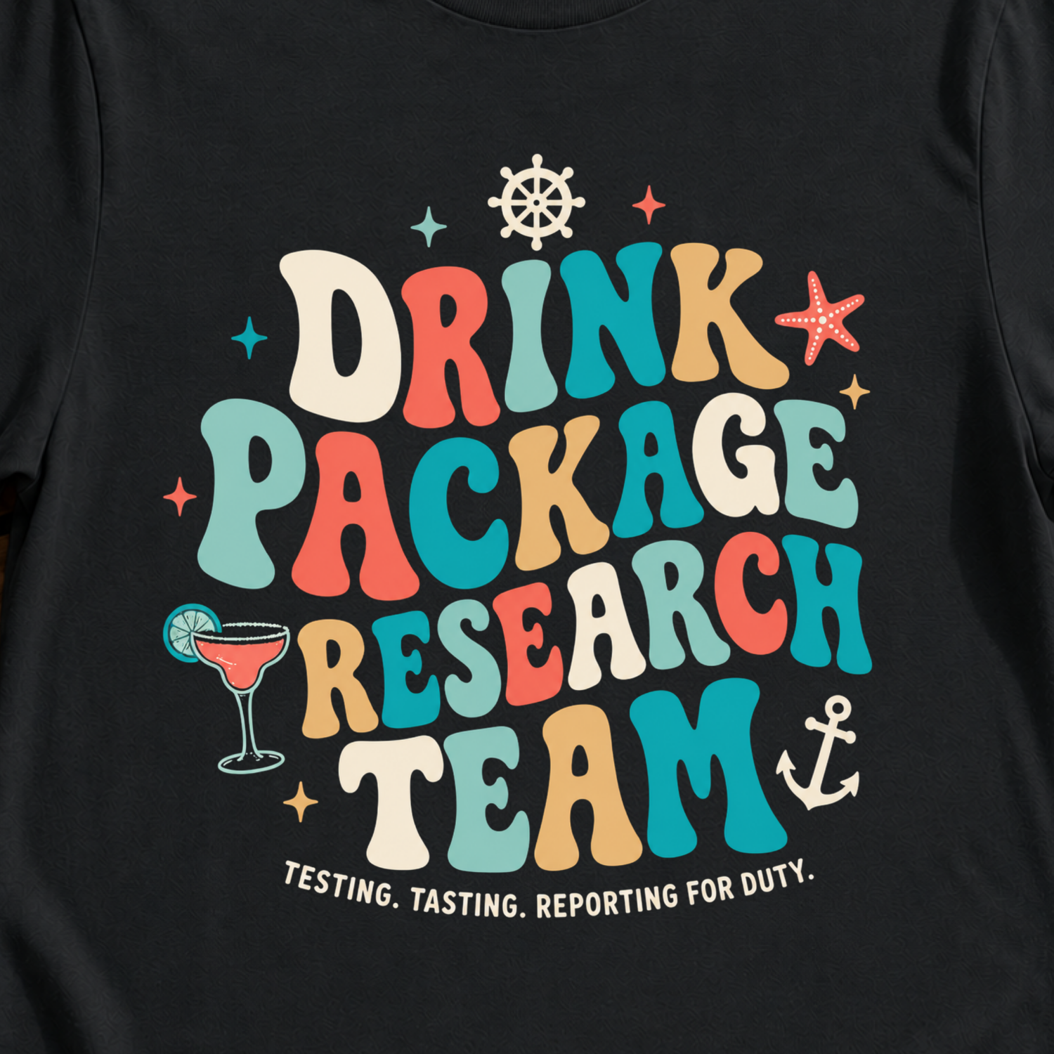 Drink Package Research Team Retro