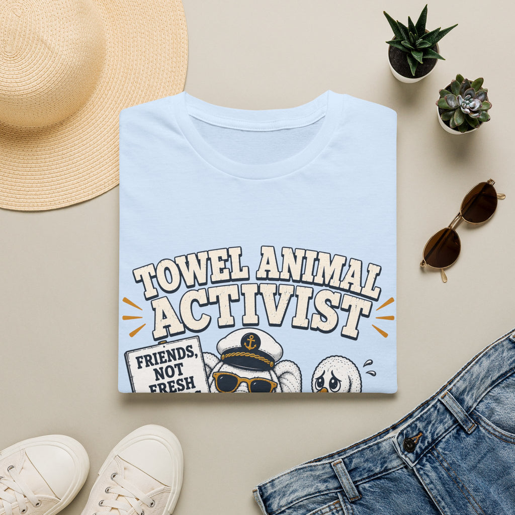 Towel Animal Activist T-Shirt, Friends Not Fresh Towels Cruise Tee
