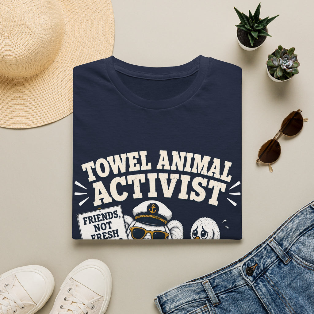 Towel Animal Activist T-Shirt, Friends Not Fresh Towels Cruise Tee