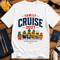 Family Cruise 2027 matching family cruise t-shirt for group trips, sea days, boarding photos, reunion cruises, cruise gifts, family holidays and outfits.