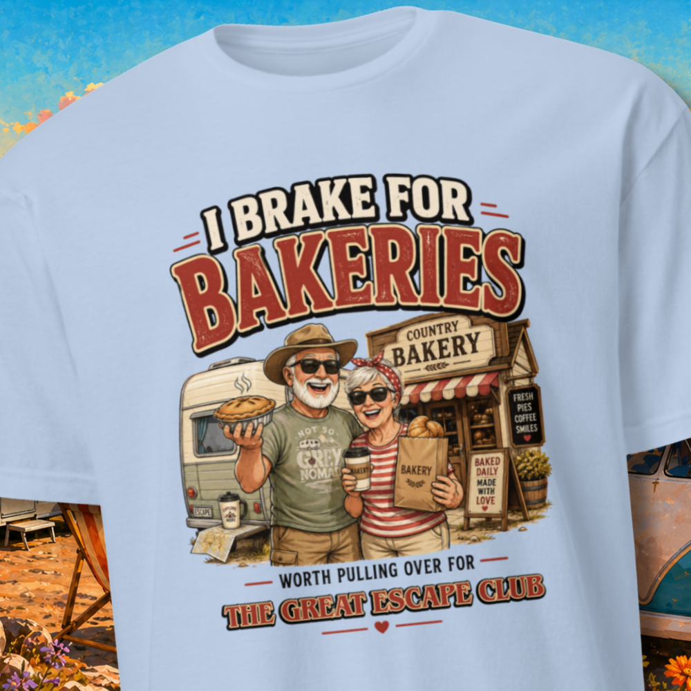 I Brake for Bakeries Unisex T-Shirt