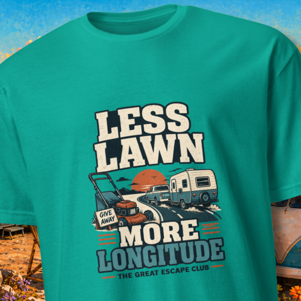 Less Lawn, More Longitude Unisex T-Shirt