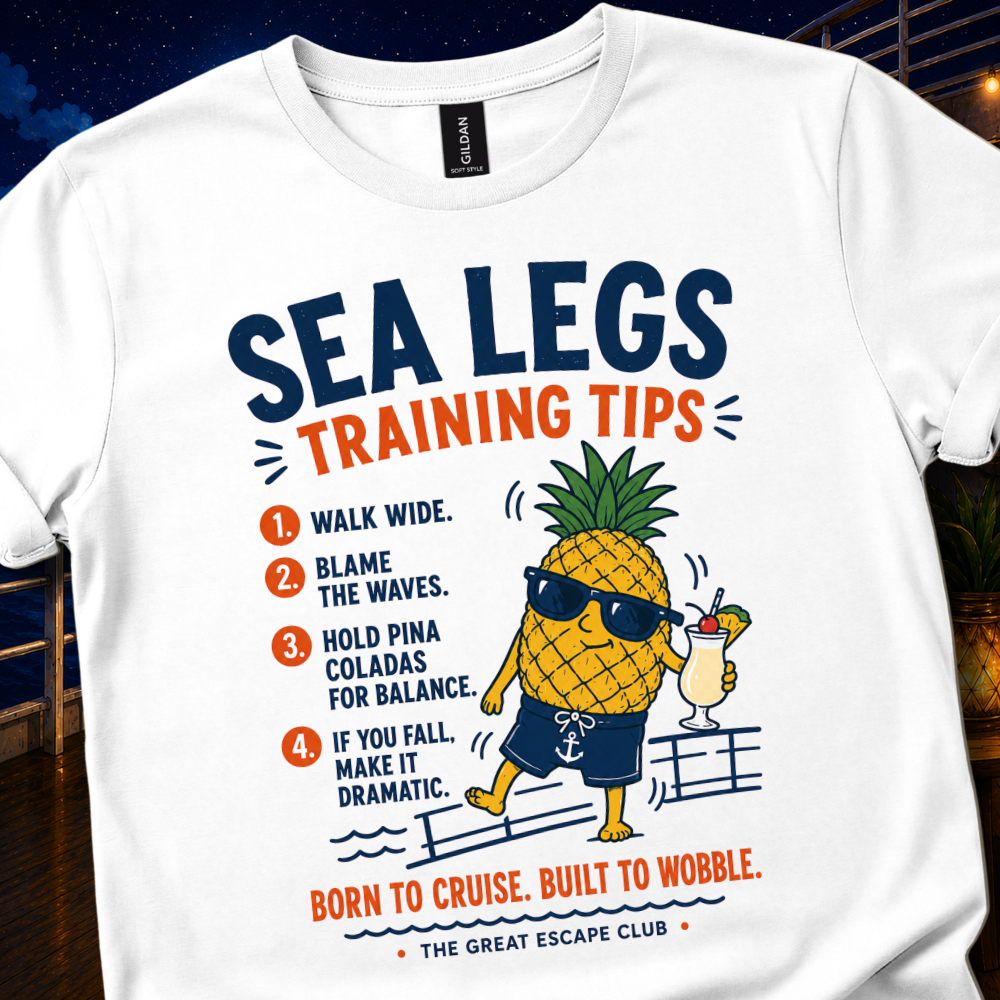 Sea Legs Training Tips T-Shirt