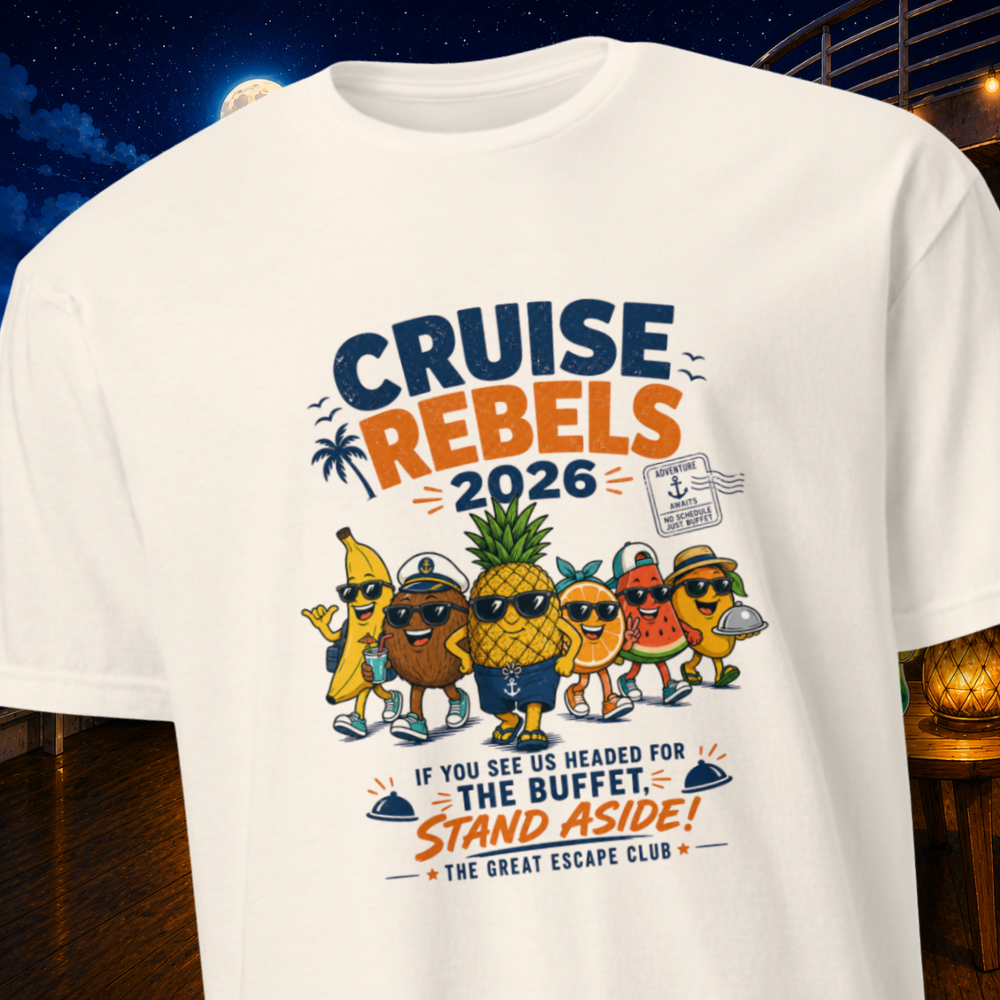 Cruise Rebels 2026 Unisex T-Shirt | Group Holiday Shirt Collection