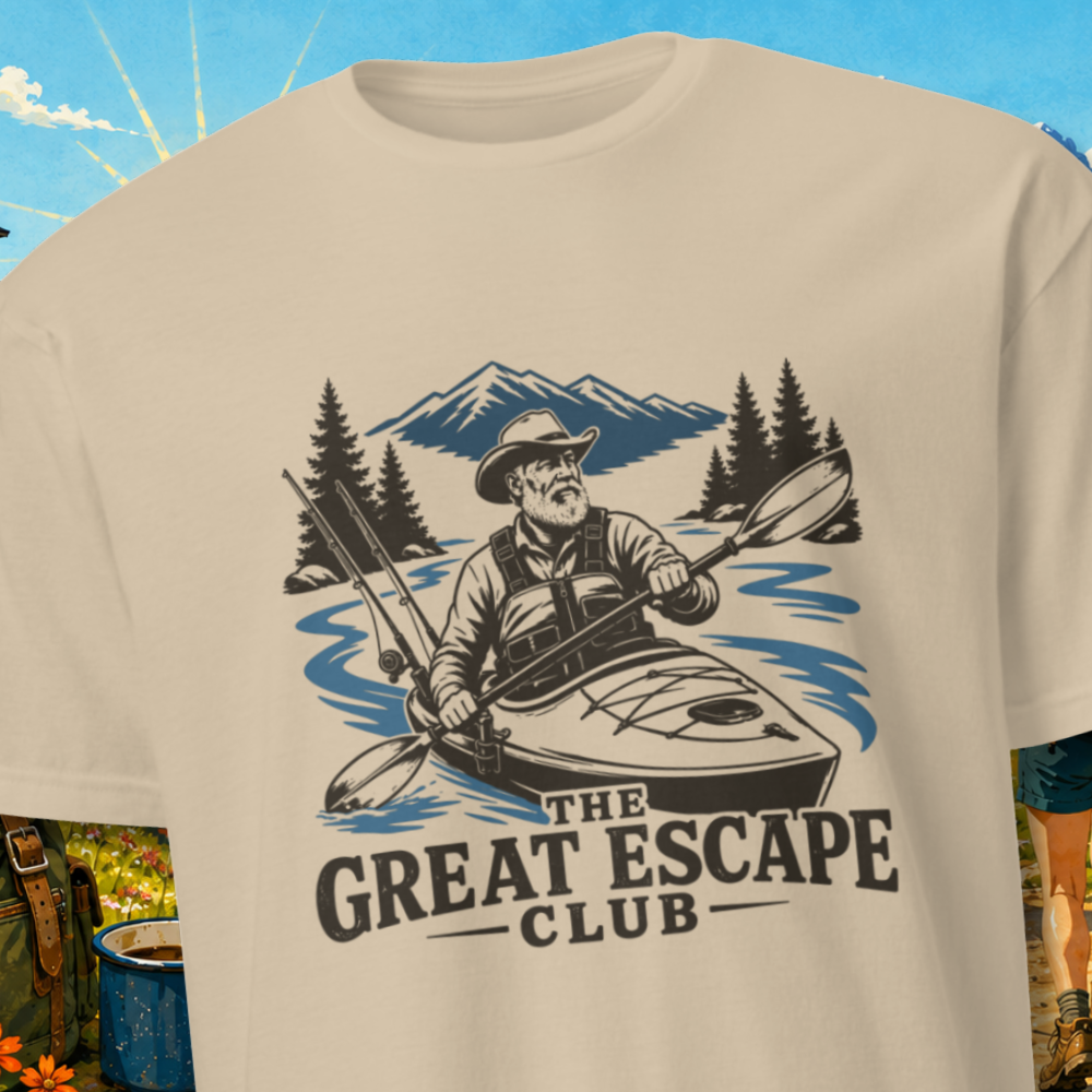 The Great Escape Club Kayaking T-Shirt