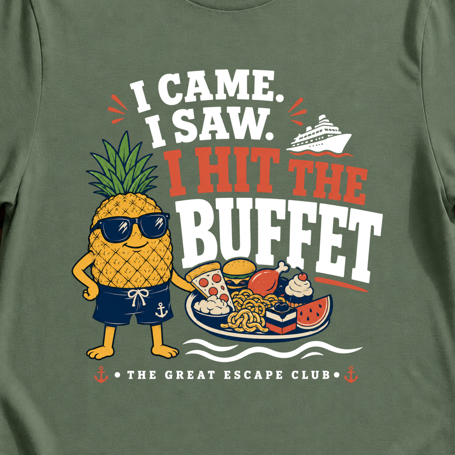 I Came I Saw I Hit the Buffet Hank Edition