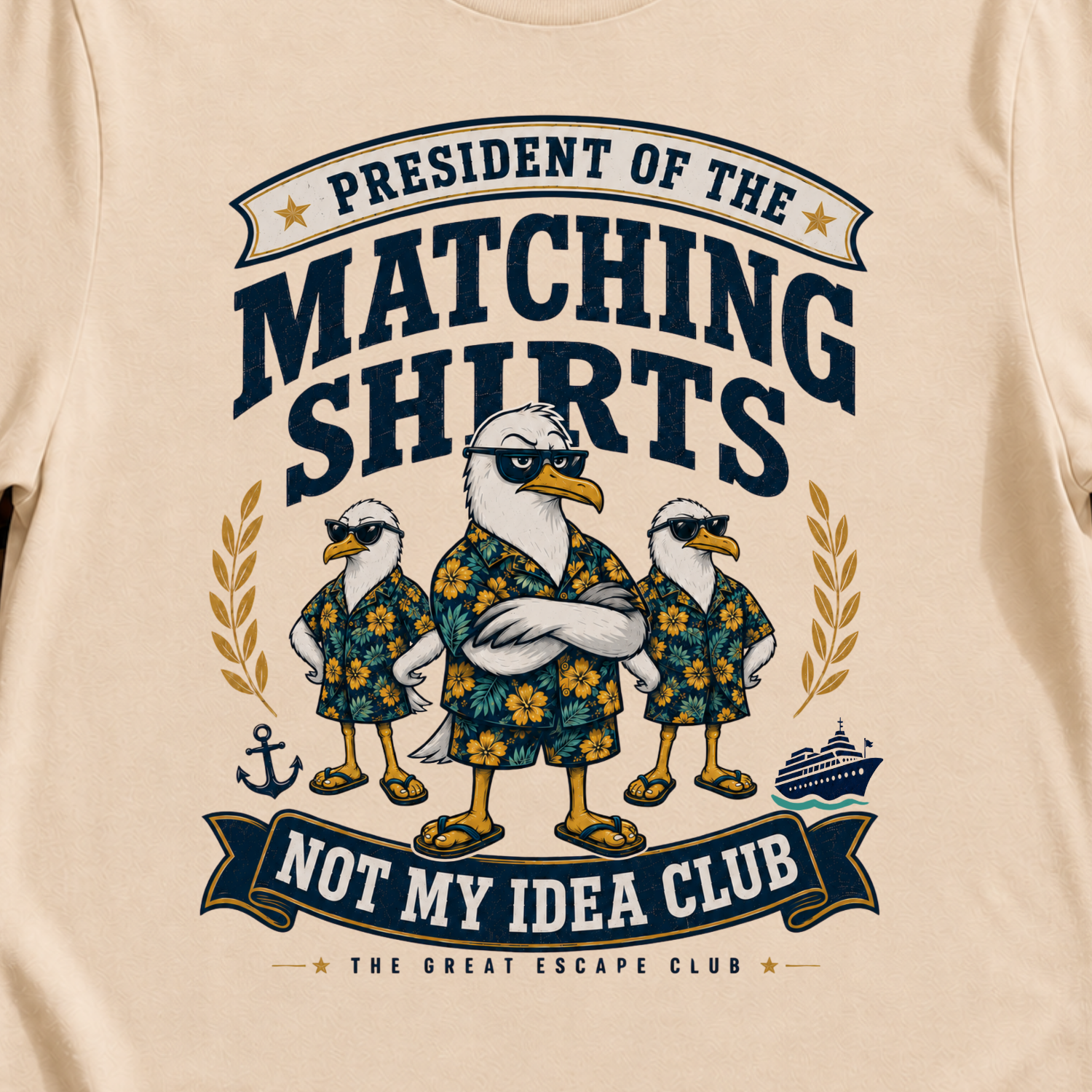Matching Shirts Were Not My Idea Club