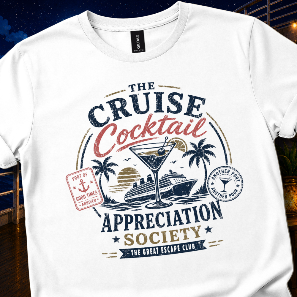 Cruise Cocktail Society T-Shirt