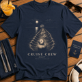 Cruise Crew 2027 Cruise Ducks matching cruise duck t-shirt design on Navy shirt