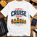 Family Cruise 2026 matching family cruise t-shirt design on White shirt