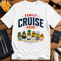 Family Cruise 2028 matching family cruise t-shirt design on White shirt