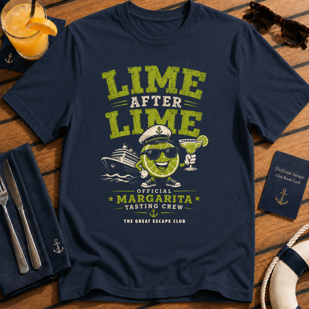 Funny cruise margarita navyt-shirt for tequila lovers, sea days and tasting crews. Perfect for cruise vacations, matching groups and holiday cocktails.