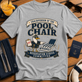 Pool Chair Reservation Ethics Committee funny cruise t-shirt design on Sport Grey shirt