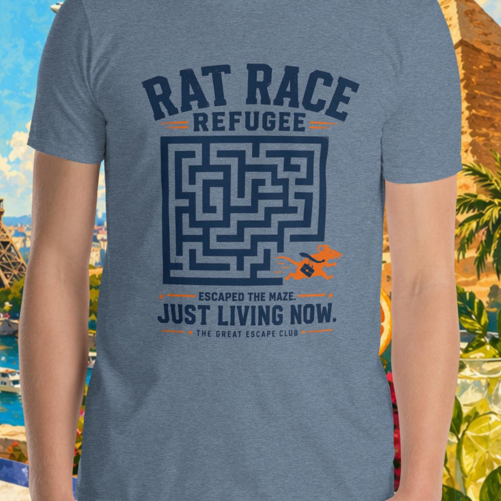 Rat Race Refugee Escaped the Maze T-Shirt