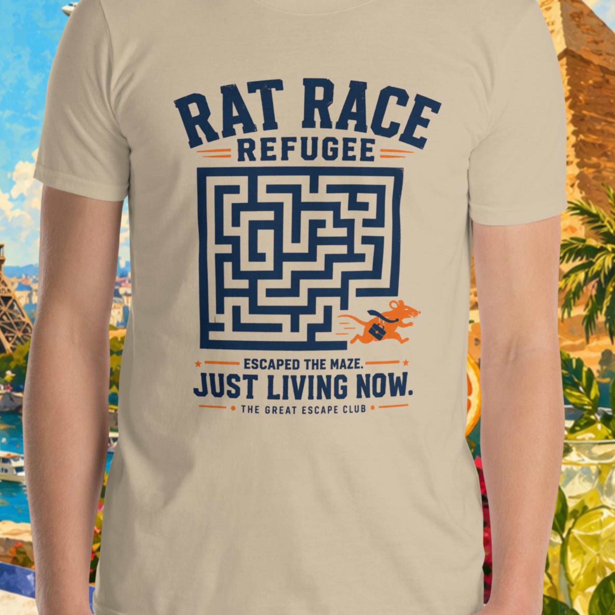 Rat Race Refugee Escaped the Maze T-Shirt
