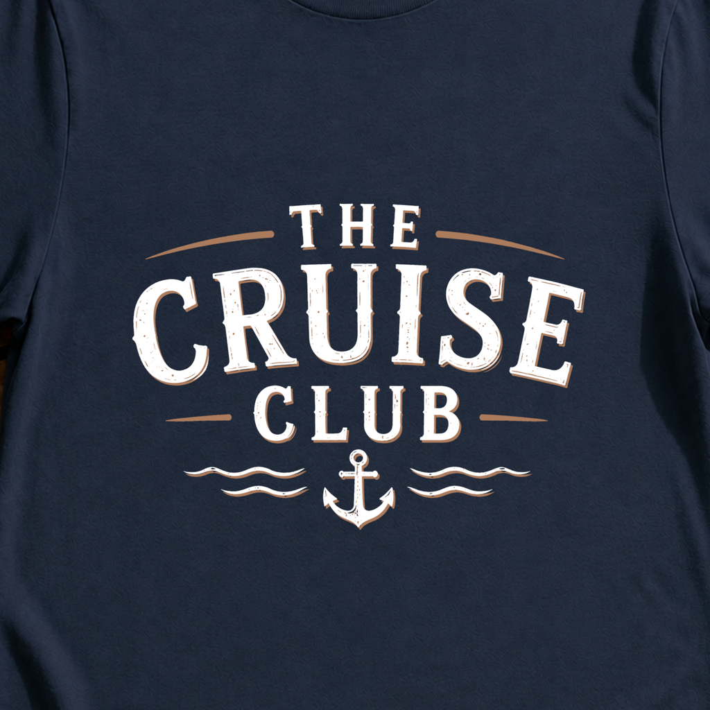 Classic cruise t-shirt for sea days, ocean lovers and holiday crews. Perfect for cruise vacations, matching groups, embarkation day and travel fans.
