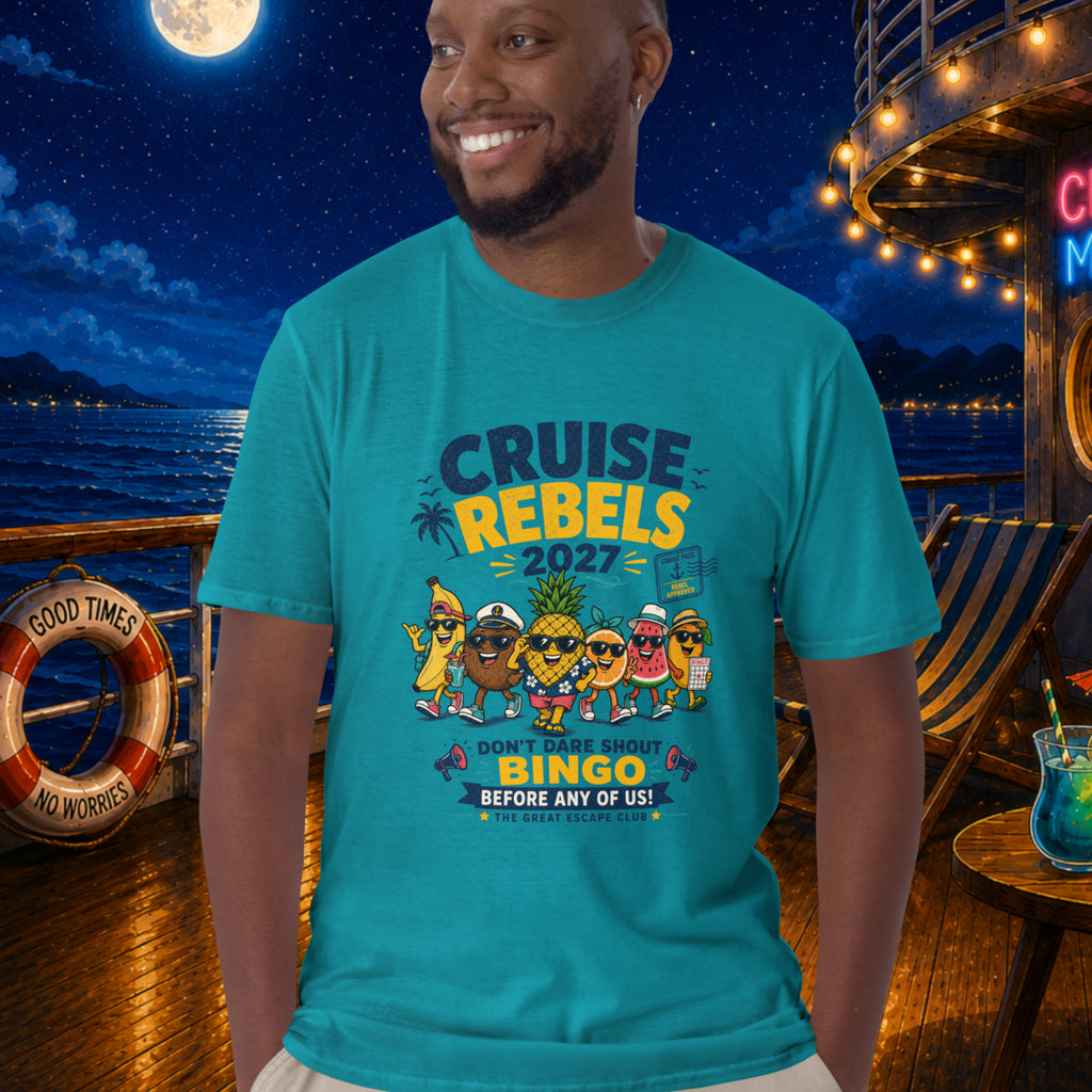 Group Matching Cruise Shirt 2027 Tropical Blue